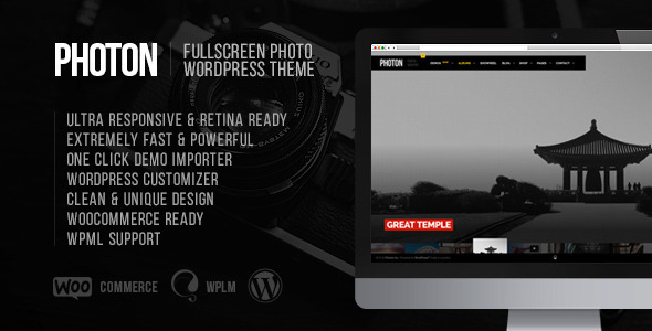 ThemeForest Photon Fullscreen Photography Wordpress Theme 11543656 ThemeForest Photon Fullscreen Photography Wordpress Theme 11543656