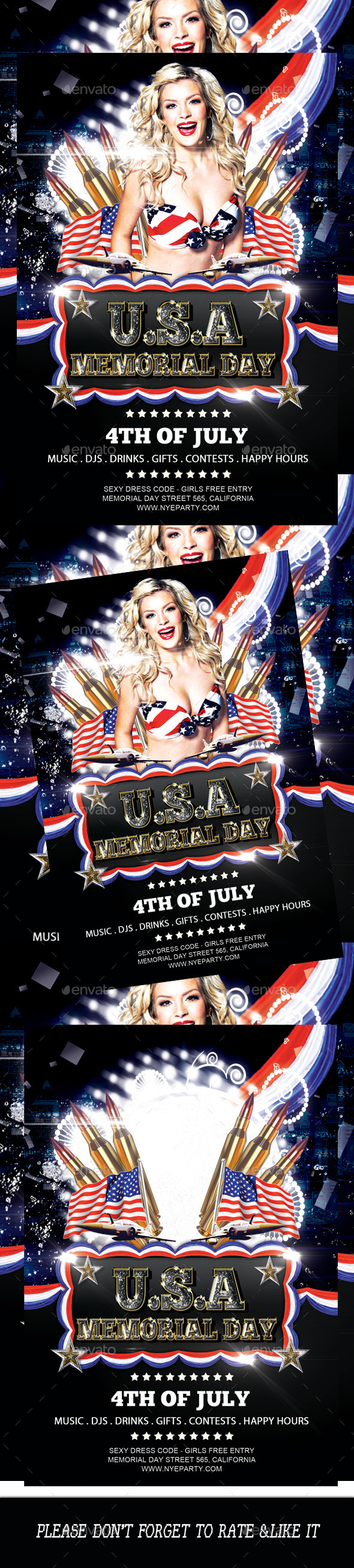 GraphicRiver 4th Of July Flyer Template 2 11615756 GraphicRiver 4th Of July Flyer Template 2 11615756