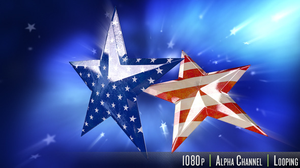 Old Faded USA American Flag in Stars Old Faded USA American Flag in Stars