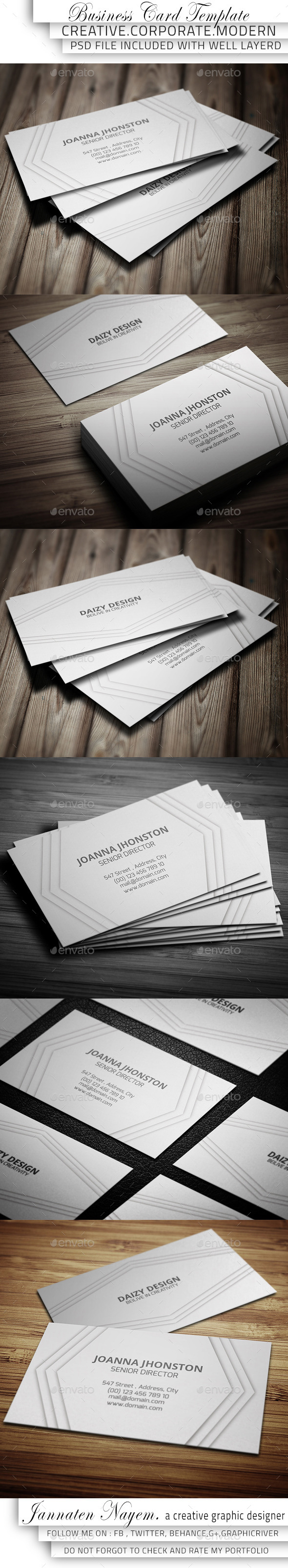GraphicRiver Creative Business Card 11616178 GraphicRiver Creative Business Card 11616178