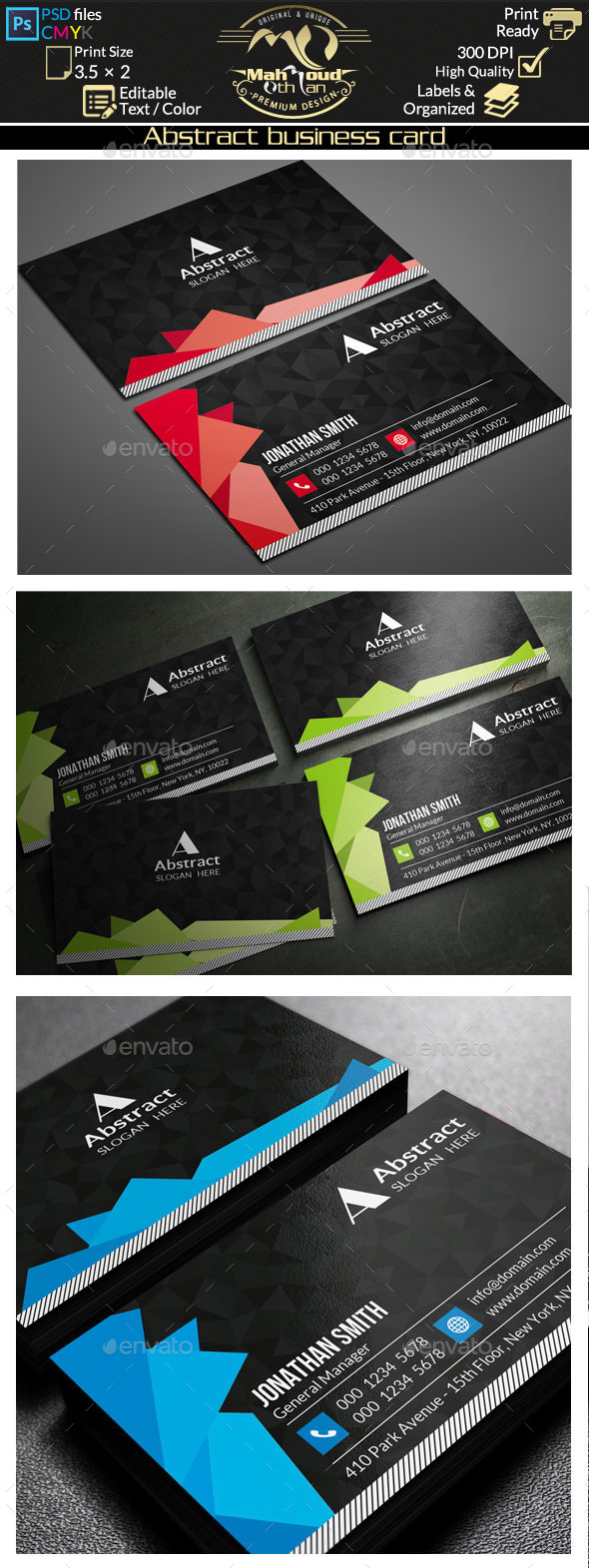GraphicRiver Abstract Business Card 11616294 GraphicRiver Abstract Business Card 11616294