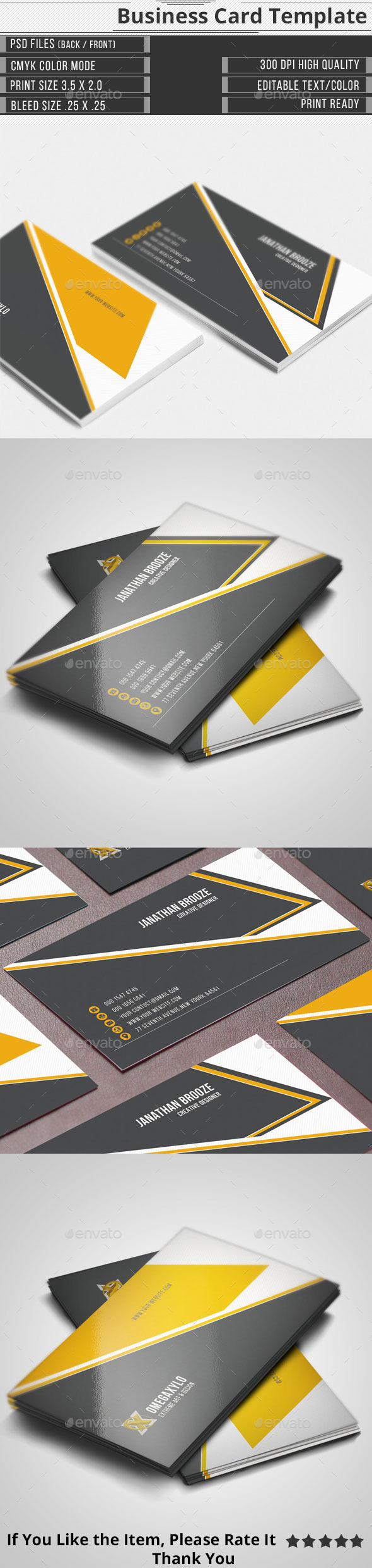 GraphicRiver Corporate Business Card 11616760 GraphicRiver Corporate Business Card 11616760
