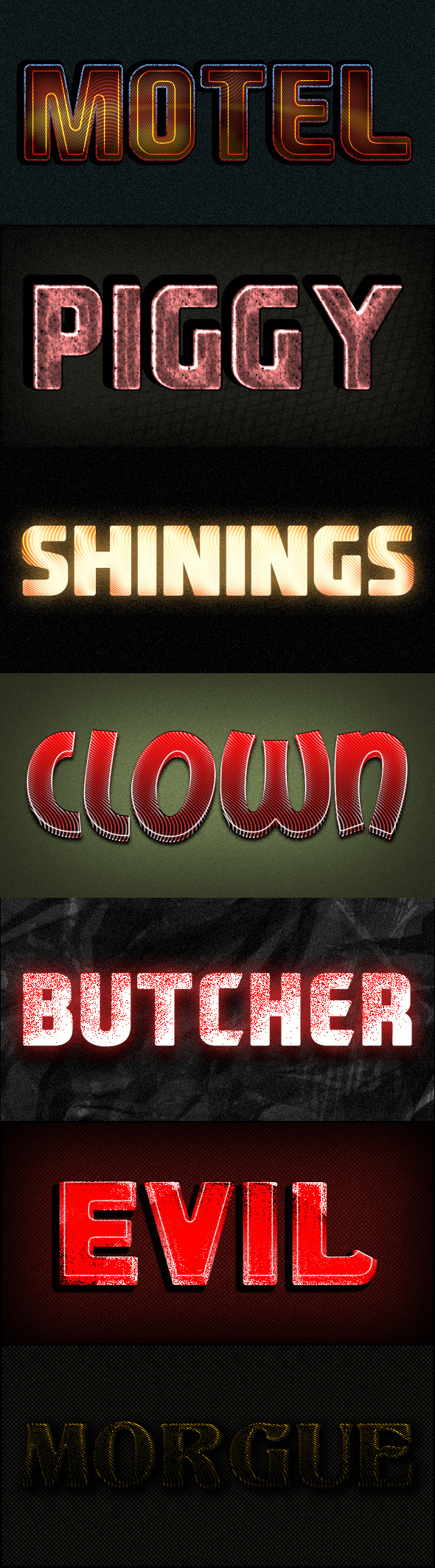 GraphicRiver Photoshop Text Styles Horror Vol.01 11617823 GraphicRiver Photoshop Text Styles Horror Vol.01 11617823