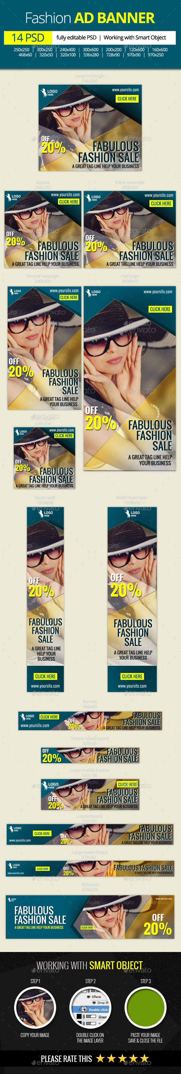 GraphicRiver Fabulous Fashion Sale web banners 11618691 GraphicRiver Fabulous Fashion Sale web banners 11618691