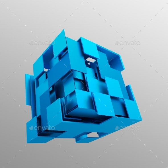 GraphicRiver Abstract 3D Rendering Of Flying Cube 11620540 GraphicRiver Abstract 3D Rendering Of Flying Cube 11620540