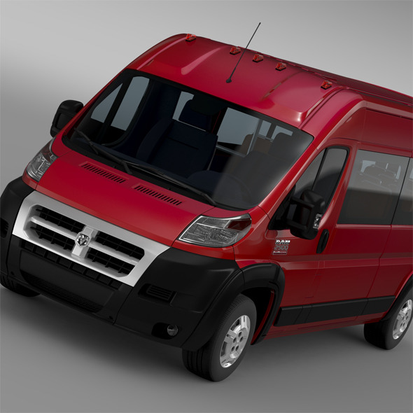 3DOcean Ram Promaster Window Van 2500 HR 159WB 2015 11620806 3DOcean Ram Promaster Window Van 2500 HR 159WB 2015 11620806