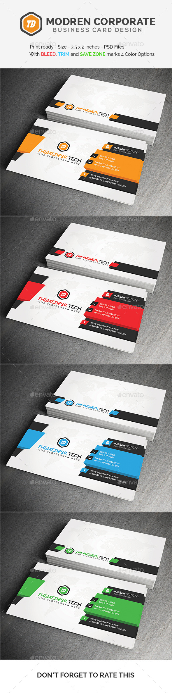 GraphicRiver Modern Corporate Business Card 11554071 GraphicRiver Modern Corporate Business Card 11554071
