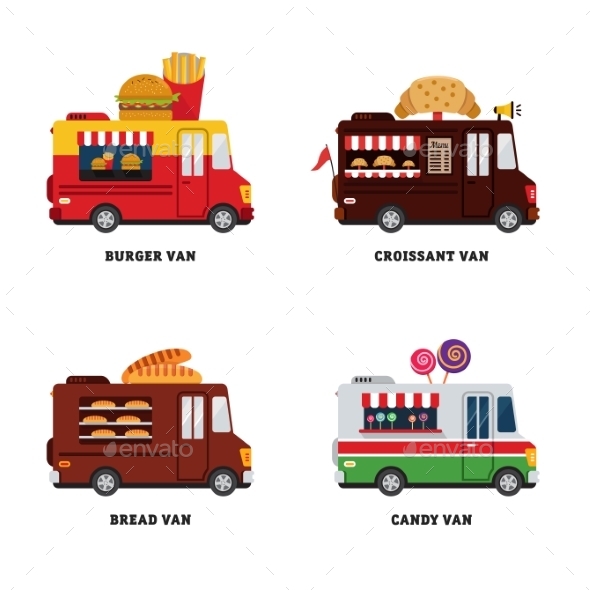 GraphicRiver Street Food Van 11624112 GraphicRiver Street Food Van 11624112