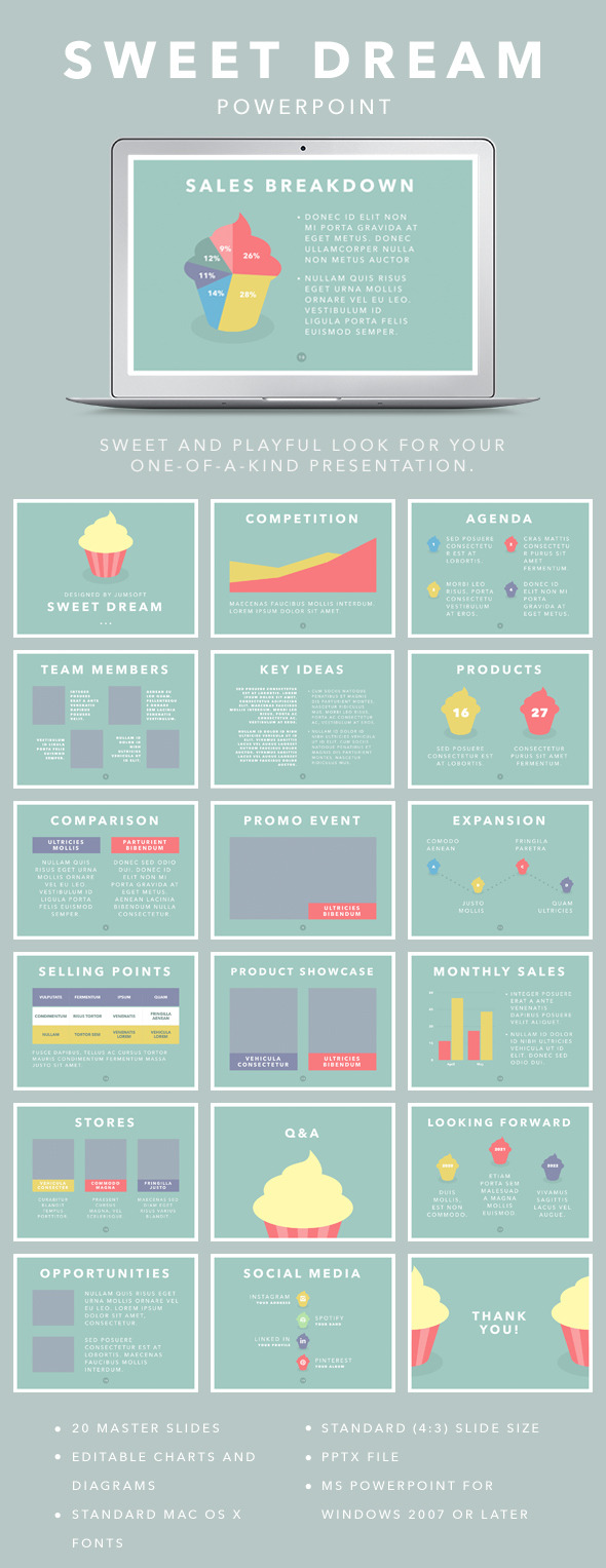 GraphicRiver Sweet Dream PowerPoint Template 11624947 GraphicRiver Sweet Dream PowerPoint Template 11624947