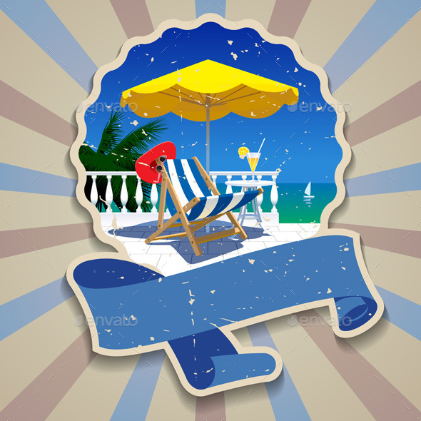 GraphicRiver Summertime Label 11625547 GraphicRiver Summertime Label 11625547