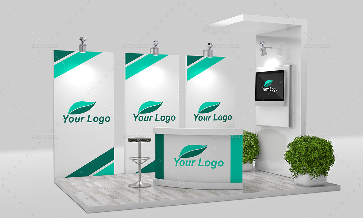 Download Trade Show Booth Mockup by sbcreation | GraphicRiver