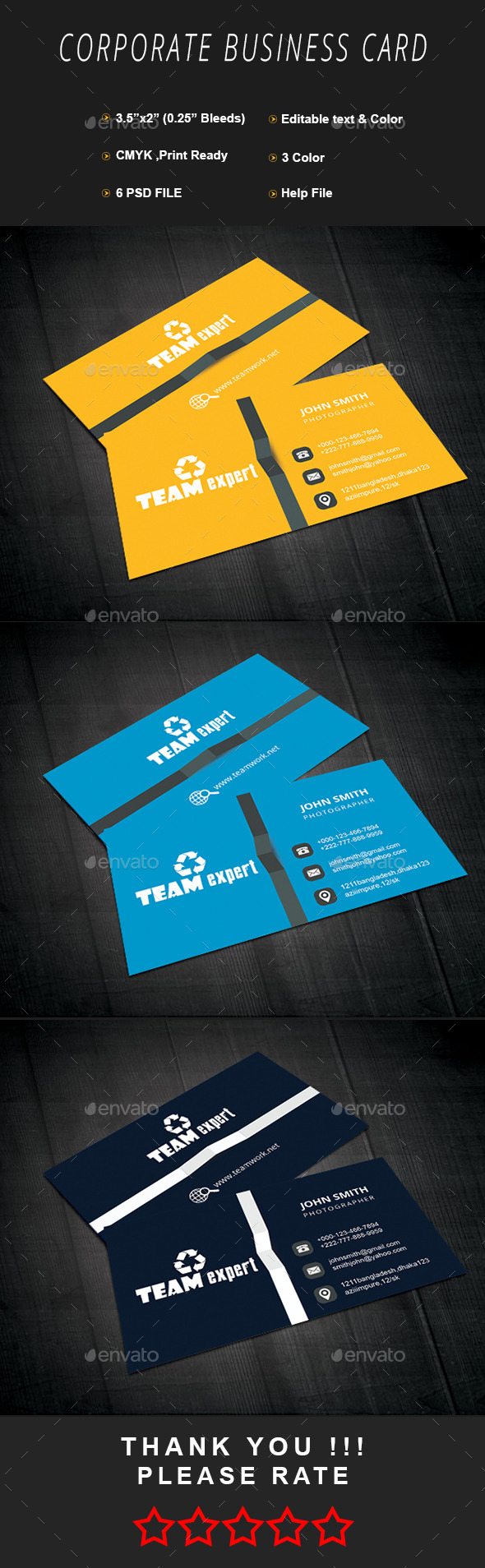 GraphicRiver Corporate Businesss Card 11625983 GraphicRiver Corporate Businesss Card 11625983