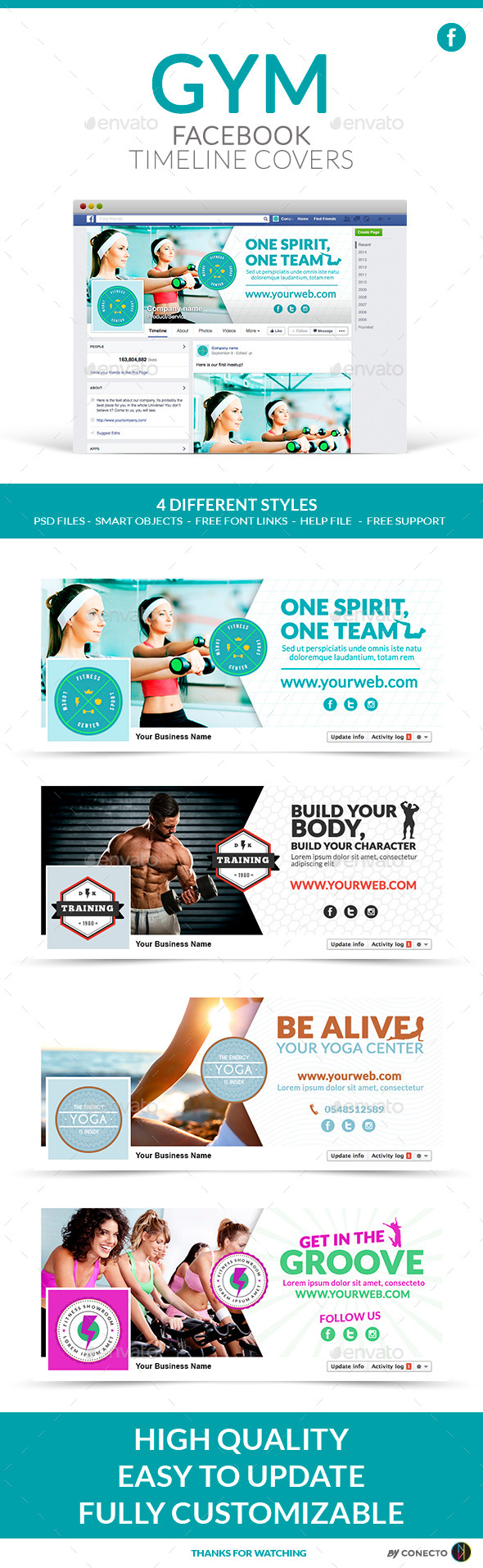 GraphicRiver Facebook Timeline Covers Gym 11626545 GraphicRiver Facebook Timeline Covers Gym 11626545