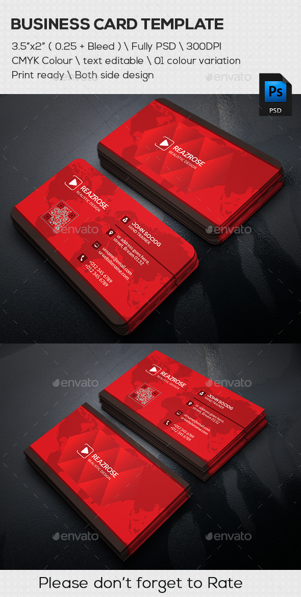 GraphicRiver Corporate Business Card 11627815 GraphicRiver Corporate Business Card 11627815