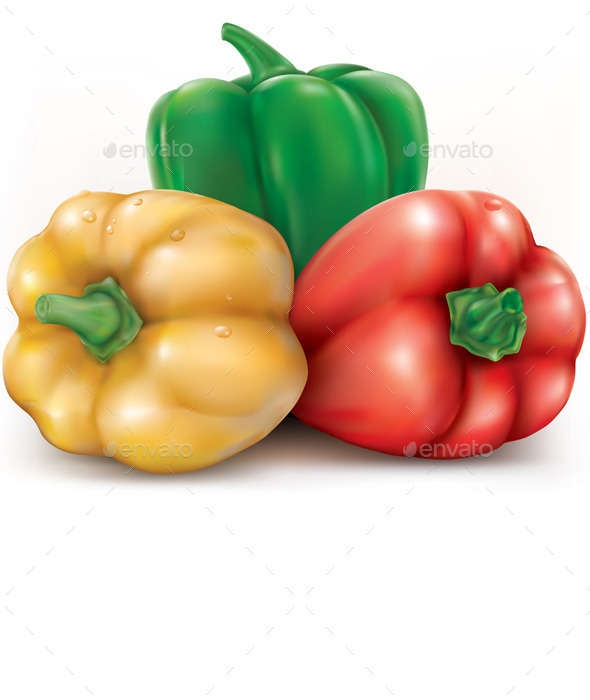 GraphicRiver Colored Bell Pepper 11629027 GraphicRiver Colored Bell Pepper 11629027