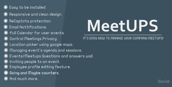 CodeCanyon Meetups Company meetups manager 11588306 CodeCanyon Meetups Company meetups manager 11588306