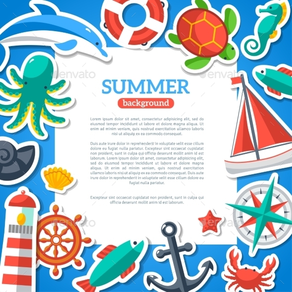 GraphicRiver Summer Concept Flyer 11629369 GraphicRiver Summer Concept Flyer 11629369