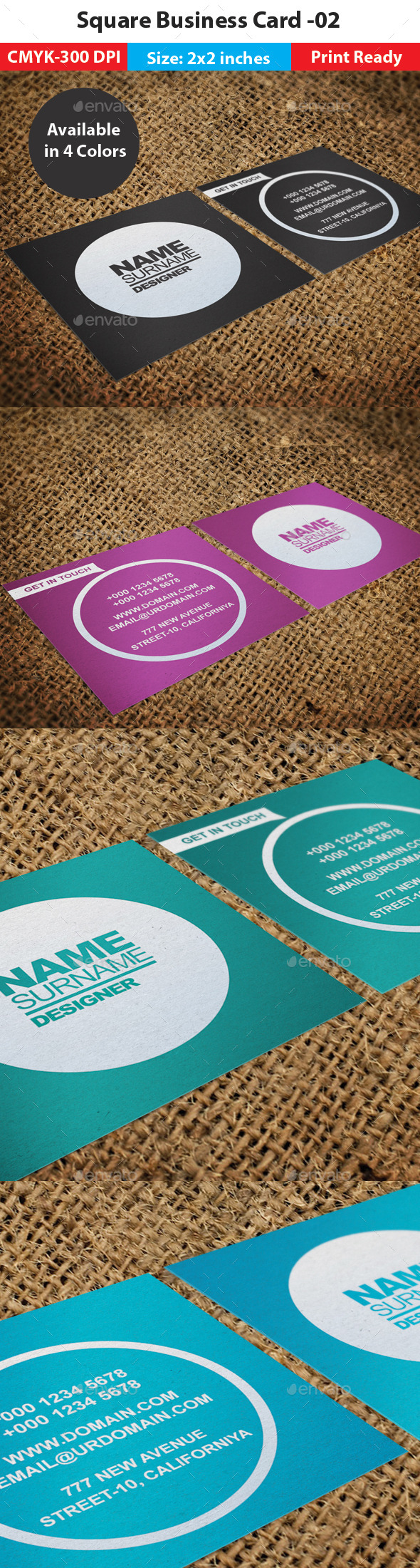 GraphicRiver Square Business Card 02 11629820 GraphicRiver Square Business Card 02 11629820