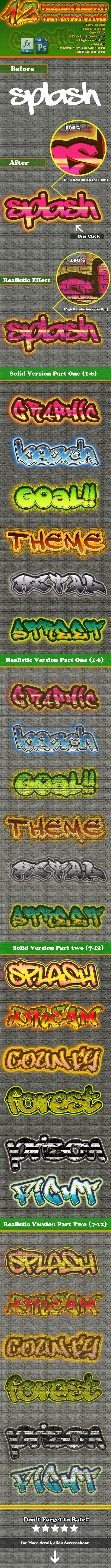 GraphicRiver 12 Premium Graffiti Text Effect Style 11630269 GraphicRiver 12 Premium Graffiti Text Effect Style 11630269