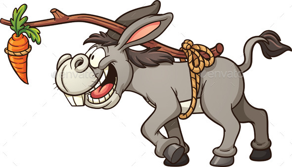 GraphicRiver Donkey and Carrot 11631150 GraphicRiver Donkey and Carrot 11631150