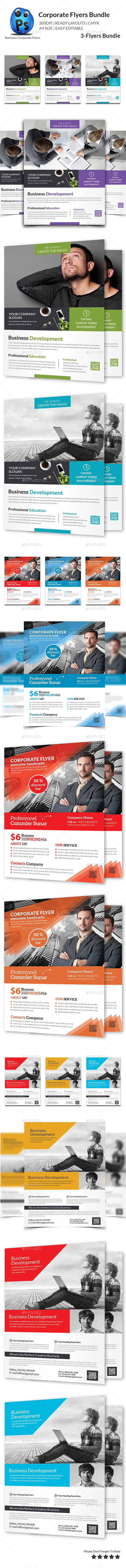 GraphicRiver Corporate Business Flyer Bundle 11635623 GraphicRiver Corporate Business Flyer Bundle 11635623