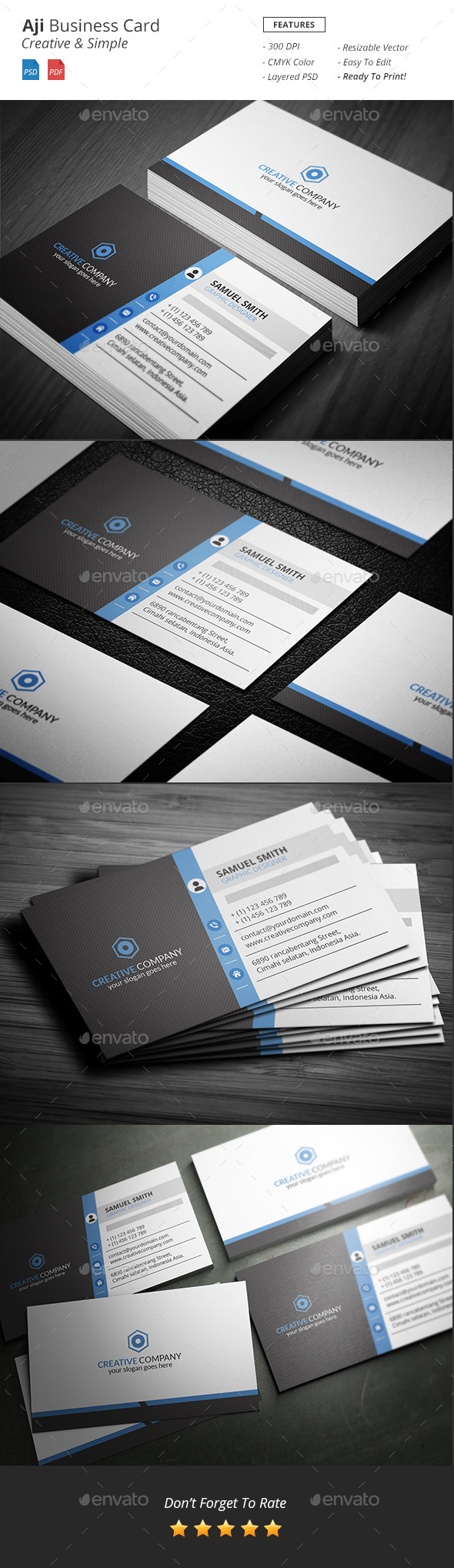 GraphicRiver Aji Corporate Business Card 11636024 GraphicRiver Aji Corporate Business Card 11636024