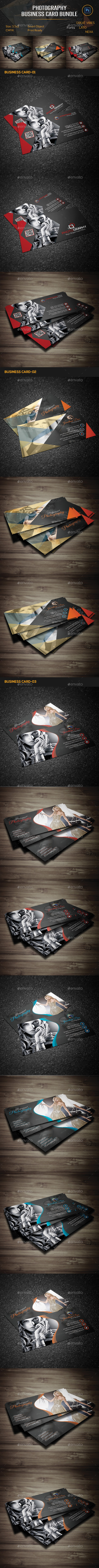 GraphicRiver Photography Business Card Bundle 11636600 GraphicRiver Photography Business Card Bundle 11636600