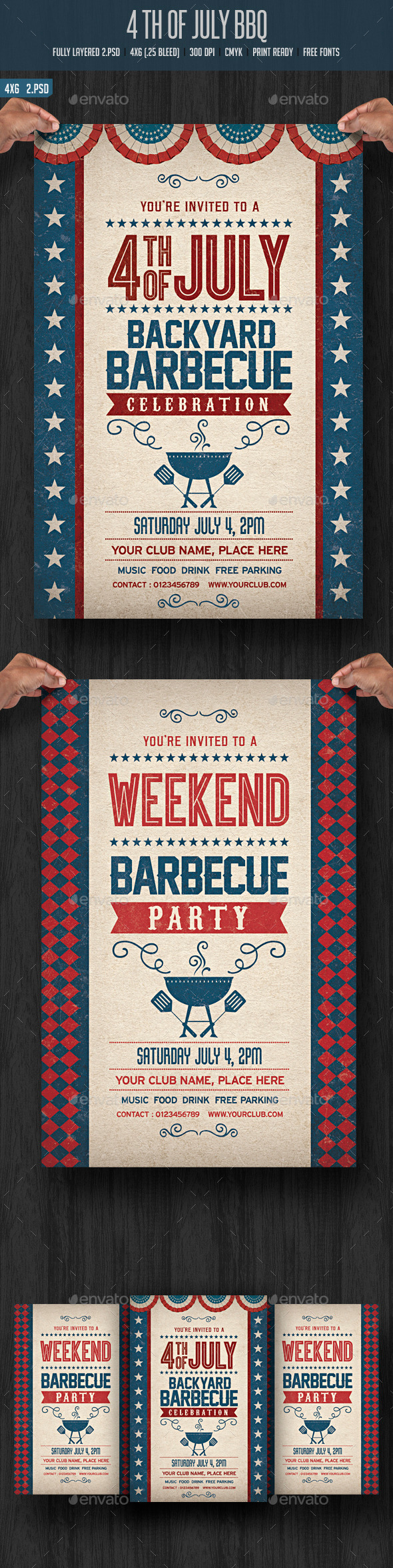 GraphicRiver 4th July BBQ Flyer 11638473 GraphicRiver 4th July BBQ Flyer 11638473