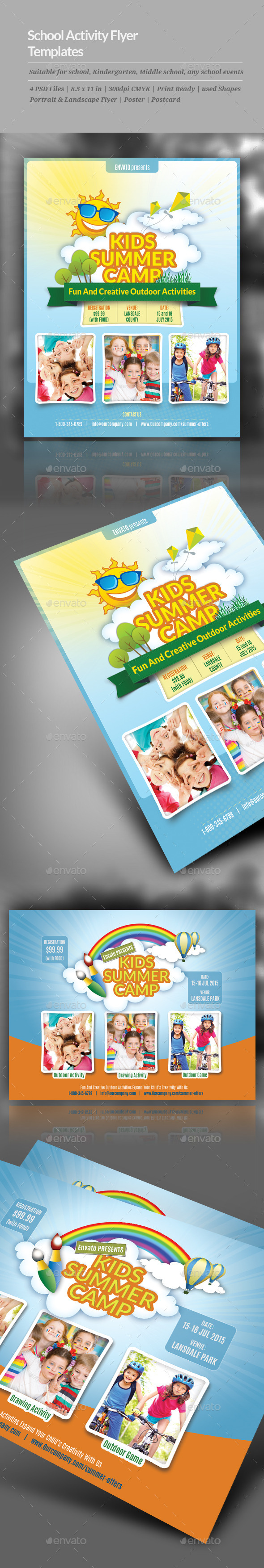GraphicRiver School Activity Flyer 11639314 GraphicRiver School Activity Flyer 11639314