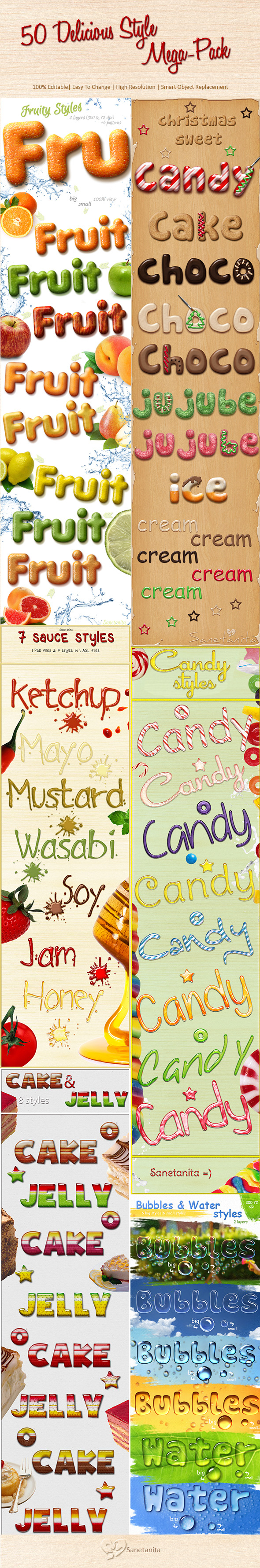 GraphicRiver 50 Delicious Style Mega-Pack 11640743 GraphicRiver 50 Delicious Style Mega-Pack 11640743