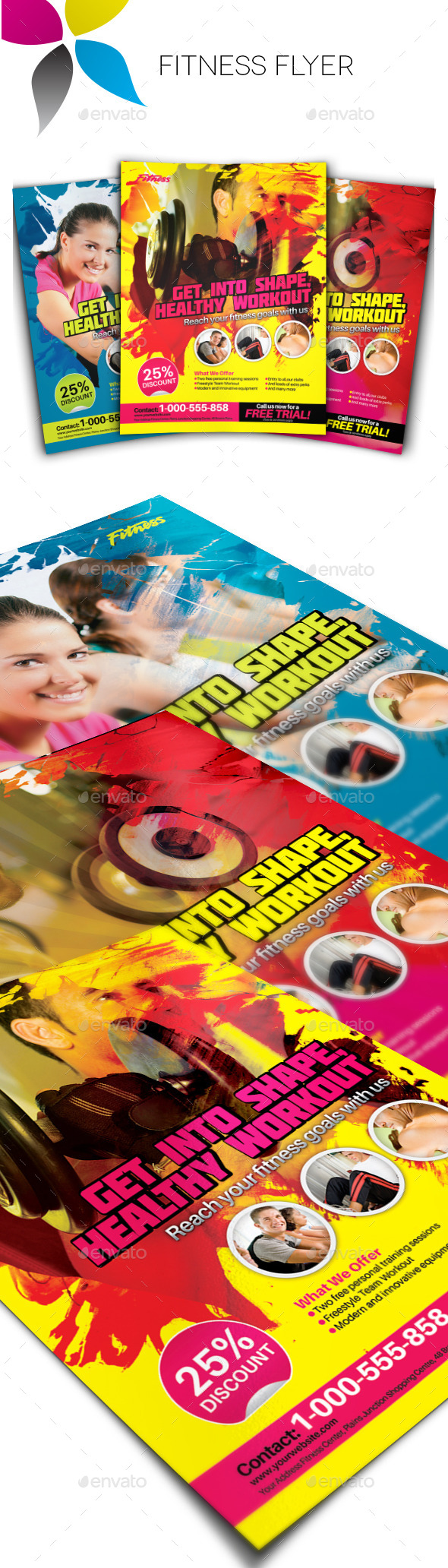 GraphicRiver Fitness Flyer 11643831 GraphicRiver Fitness Flyer 11643831