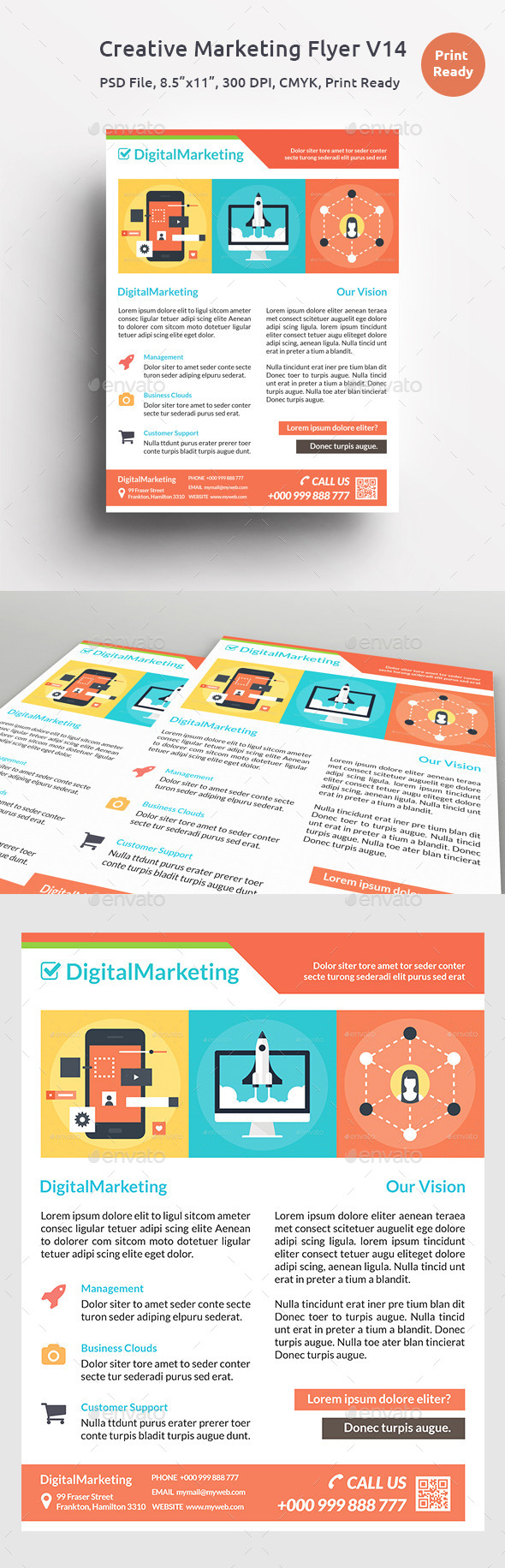 GraphicRiver Creative Marketing Flyer V14 11644685 GraphicRiver Creative Marketing Flyer V14 11644685