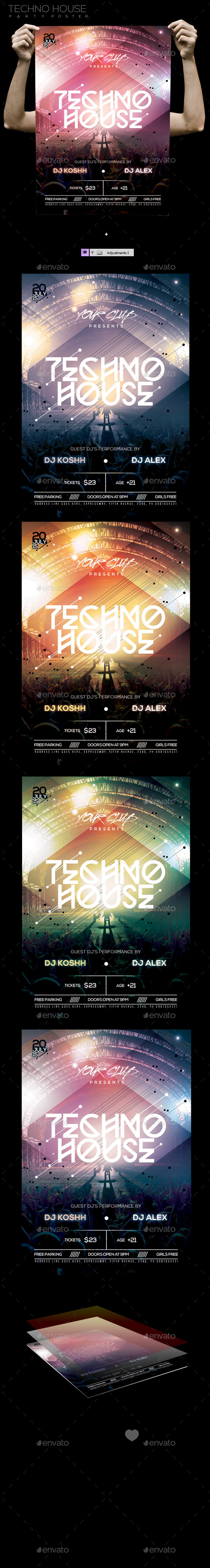 GraphicRiver Techno House Party PSD Template 11645280 GraphicRiver Techno House Party PSD Template 11645280