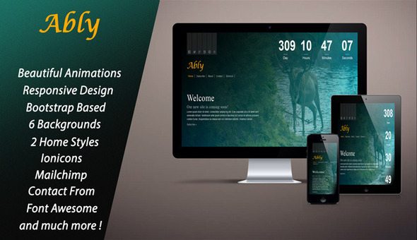 ThemeForest Ably Responsive Coming Soon Page 10560329 ThemeForest Ably Responsive Coming Soon Page 10560329