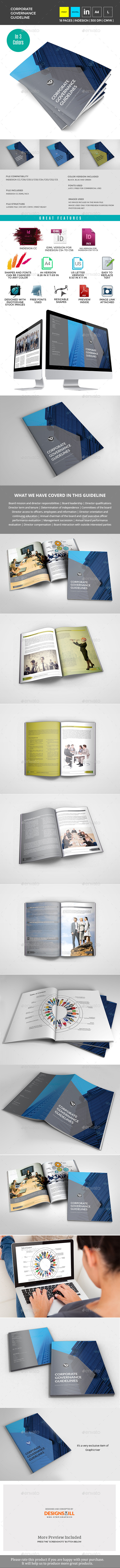 GraphicRiver Corporate Governance Guideline Handbook Brochure 11646826