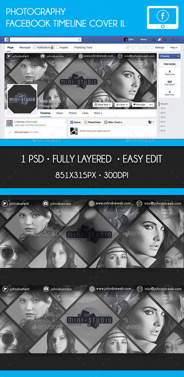 GraphicRiver Facebook Photography Timeline Cover II 11643748 GraphicRiver Facebook Photography Timeline Cover II 11643748