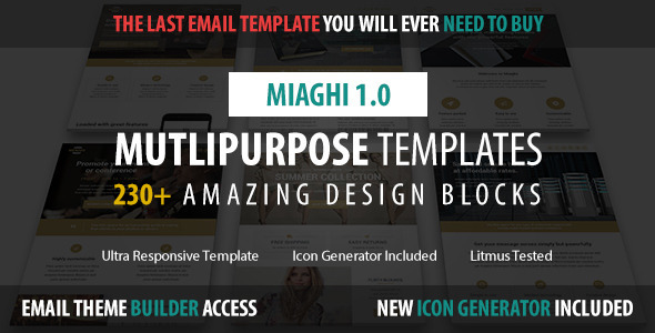 Miaghi - Multipurpose Email + Builder Access