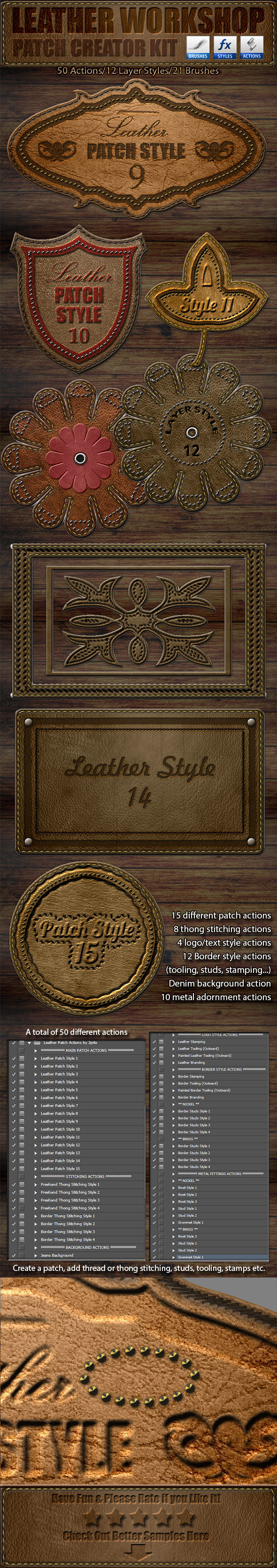 Leather Workshop: Patch Creator Kit