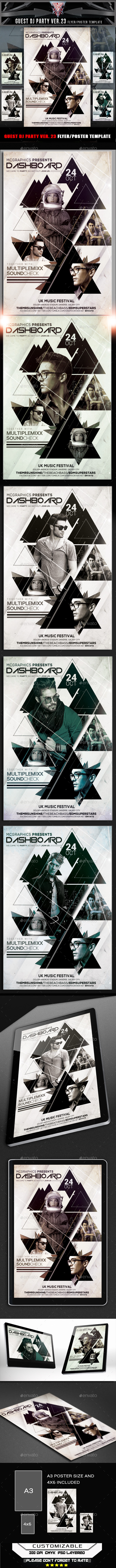GraphicRiver Guest DJ Party Ver 23 Flyer Template 11610547 GraphicRiver Guest DJ Party Ver 23 Flyer Template 11610547