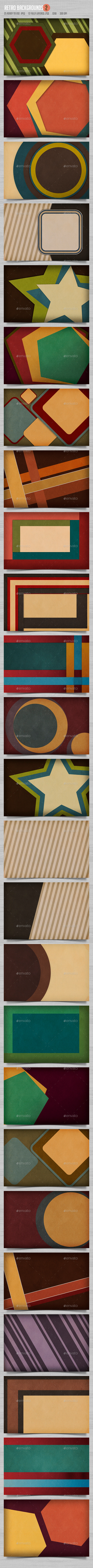 GraphicRiver Retro Backgrounds 2 11652230 GraphicRiver Retro Backgrounds 2 11652230
