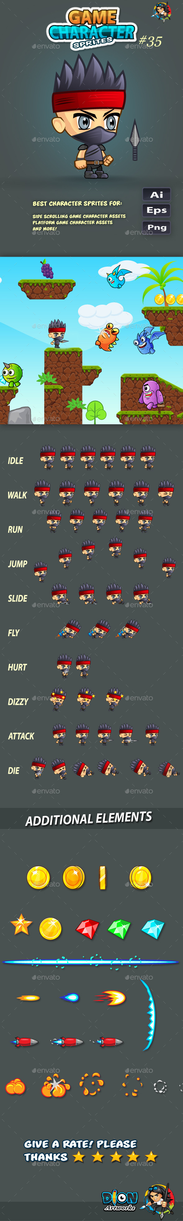 GraphicRiver 2D Game Character Sprites 35 11652332 GraphicRiver 2D Game Character Sprites 35 11652332