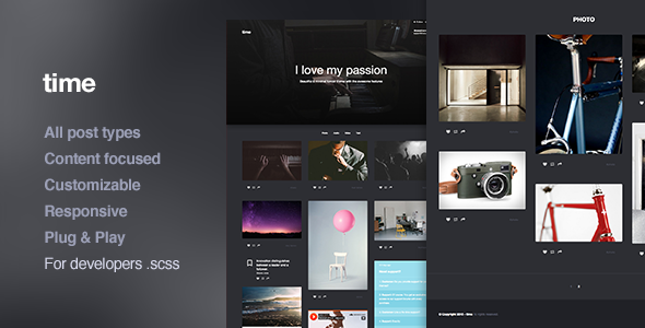 ThemeForest Time Responsive Portfolio Tumblr Theme 11215231 ThemeForest Time Responsive Portfolio Tumblr Theme 11215231