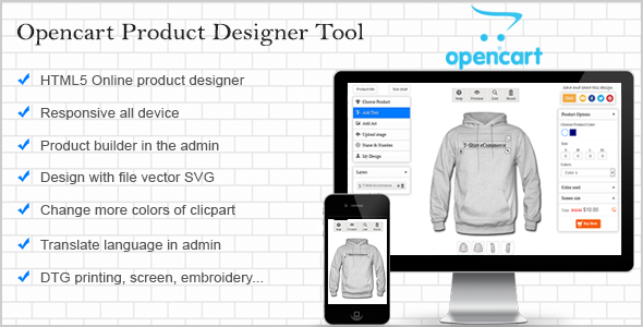 CodeCanyon Opencart Custom Product Designer 11662636 CodeCanyon Opencart Custom Product Designer 11662636