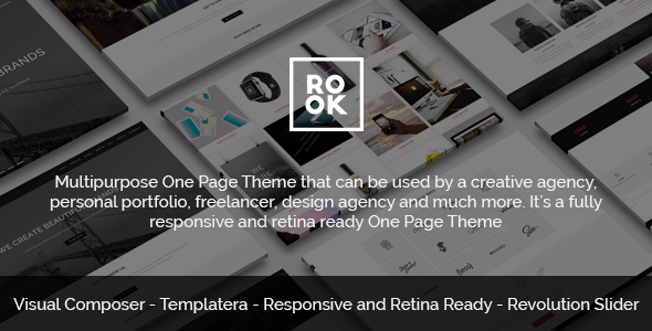 ROOK - Multipurpose Onepage Retina Theme