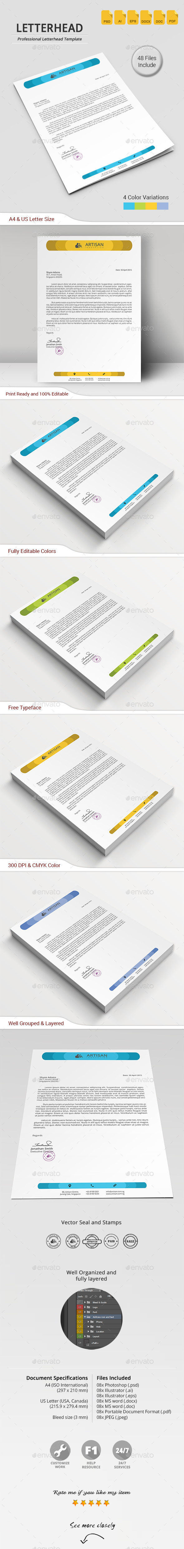 GraphicRiver Letterhead 11644687 GraphicRiver Letterhead 11644687