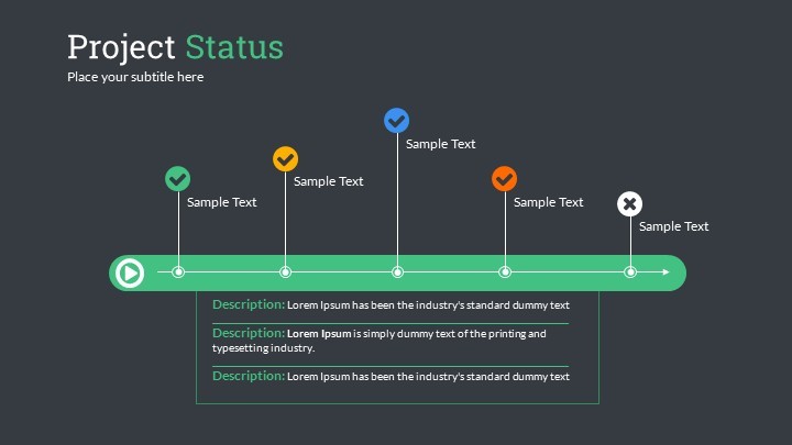 Project Status PowerPoint Presentation Template by SanaNik | GraphicRiver