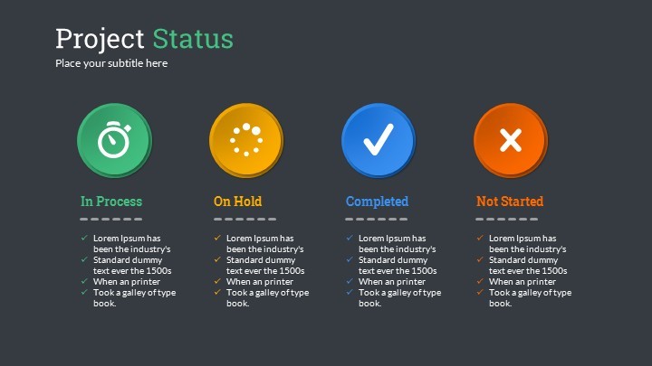 Project Status PowerPoint Presentation Template by SanaNik | GraphicRiver