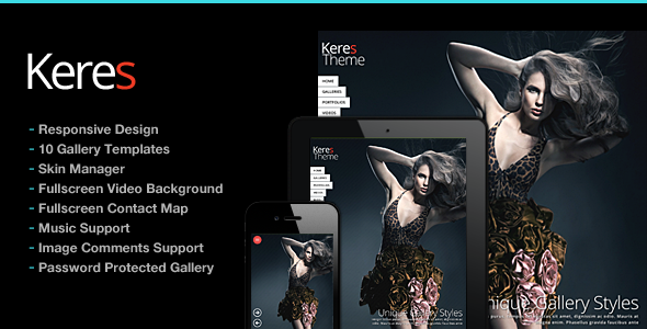 Keres Fullscreen Photography Theme