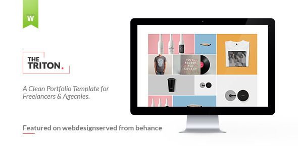 The Triton - Multipage Portfolio Template