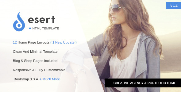 ThemeForest Desert Agency & Portfolio HTML Template 11581973 ThemeForest Desert Agency & Portfolio HTML Template 11581973